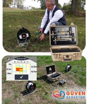 GEOSEEKER MINI Su ve Boşluk Tespit Dedektörü