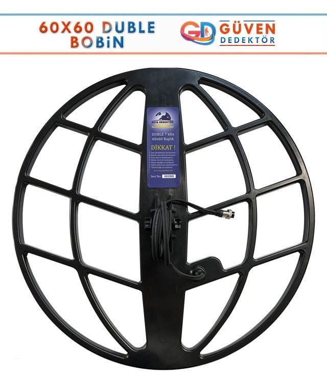 60×60 Dedektör Başlık 7 kHz Via Gold, A9 ve A6 Plus Uyumlu