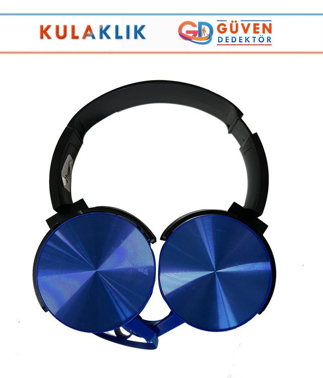 Dedektör Kulaklığı AUX Girişli 3.5 mm Jak Kulak Üstü
