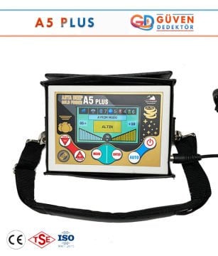 A5 Plus Altın Metal Arama Dedektörü