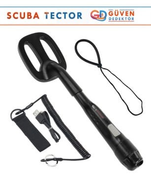 Scuba Tector Su Altı Dedektörü - Siyah